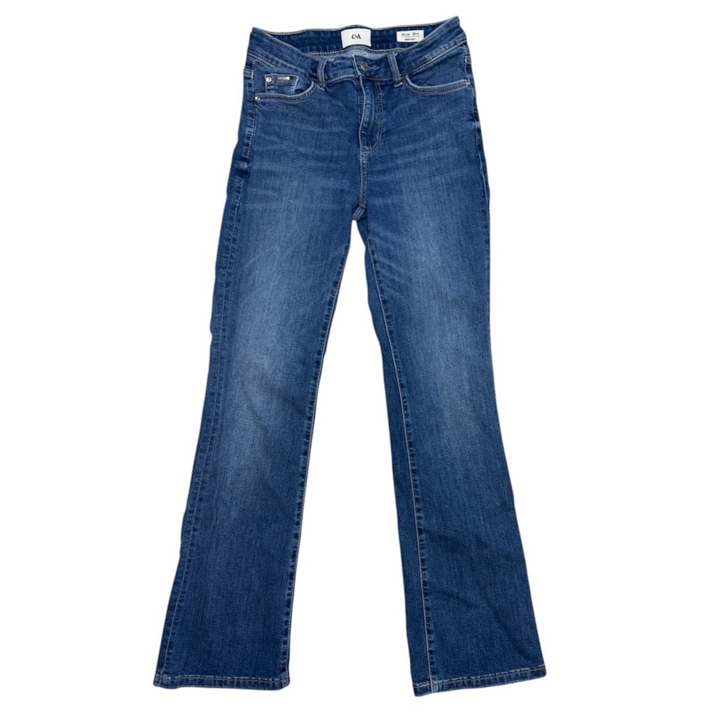 C&A Canada Mid Rise Bootcut Jeans Women Eu Size 36 Short And US Size Small 4